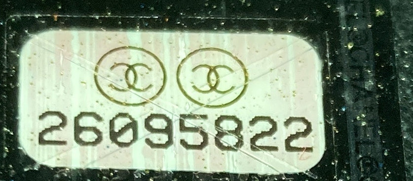 Filigree Vanity Case Quilted Caviar Small - Deep Luxury