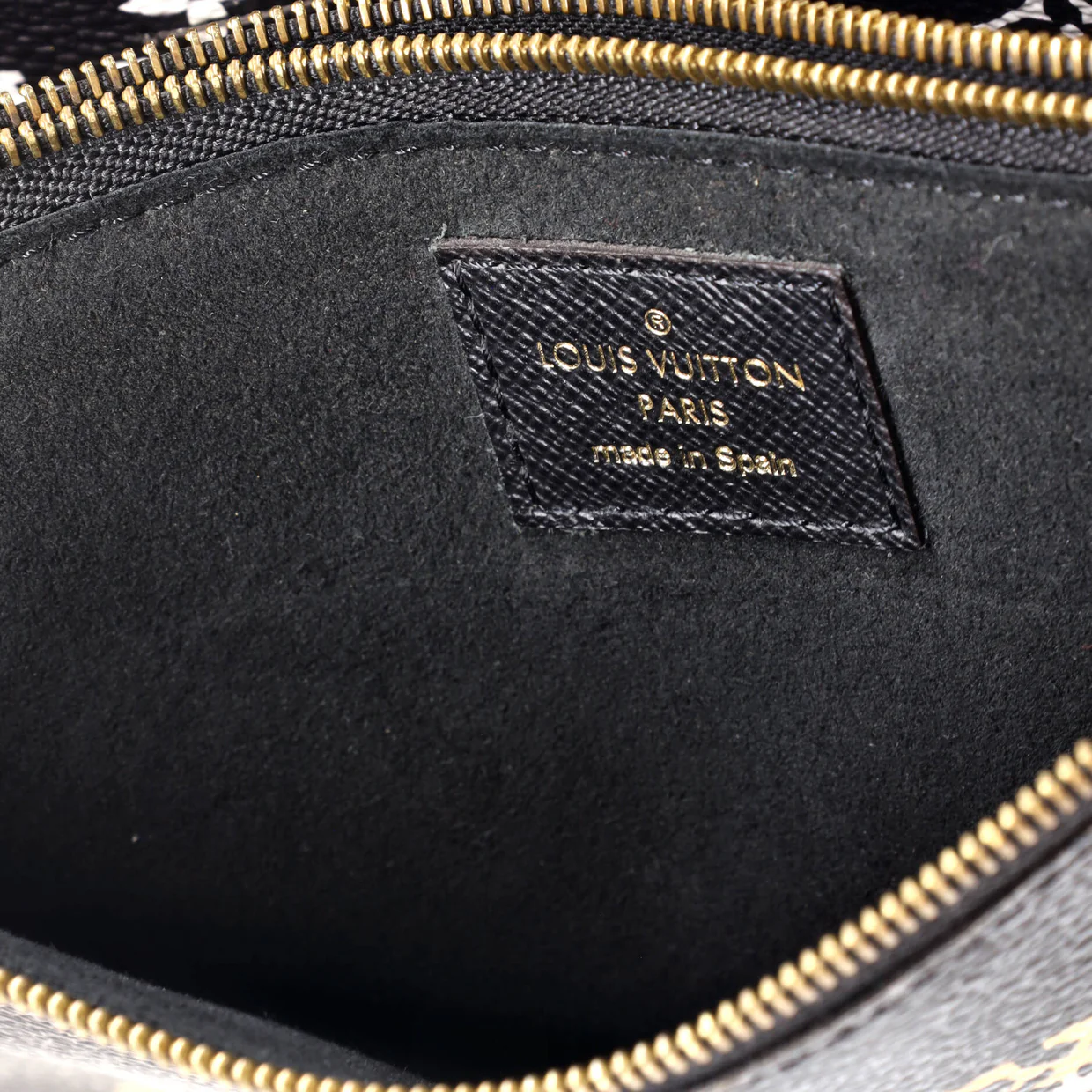 Double Zip Pochette Limited Edition Jungle Monogram Giant - Deep Luxury