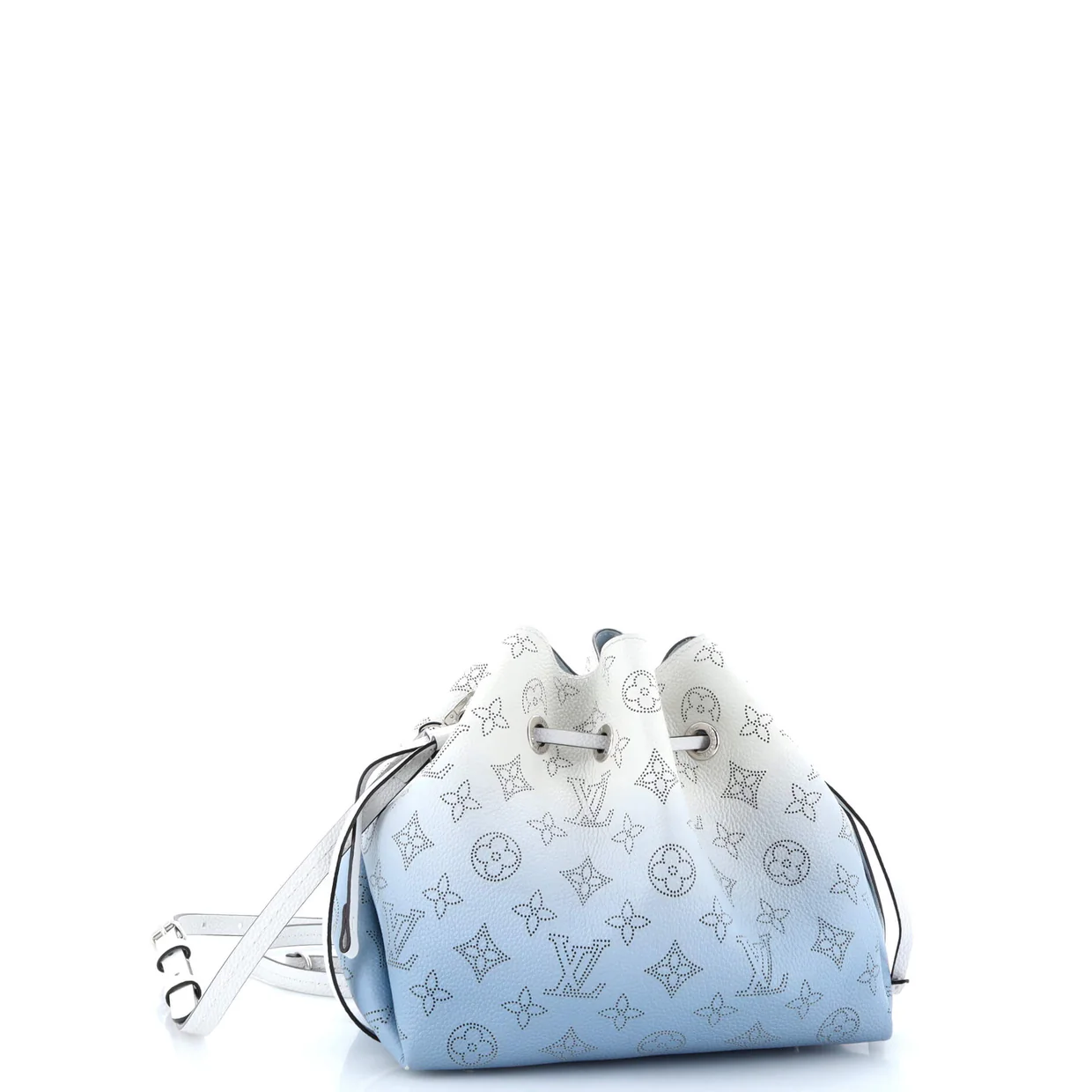 Bella Bucket Bag Gradient Mahina Leather - Deep Luxury