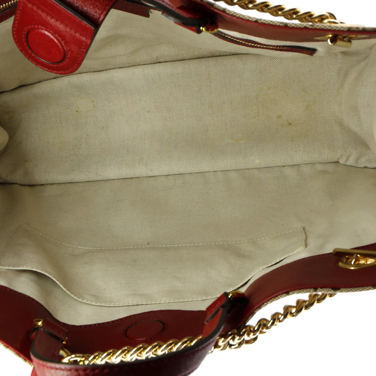 Horsebit 1955 Chain Tote GG Canvas Large - Deep Luxury