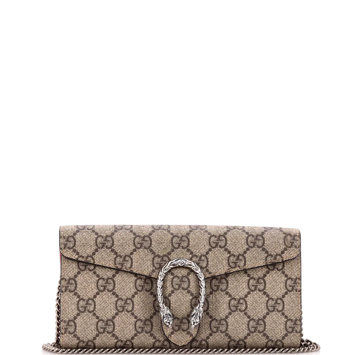 Dionysus Chain Wallet GG Coated Canvas Long - Deep Luxury