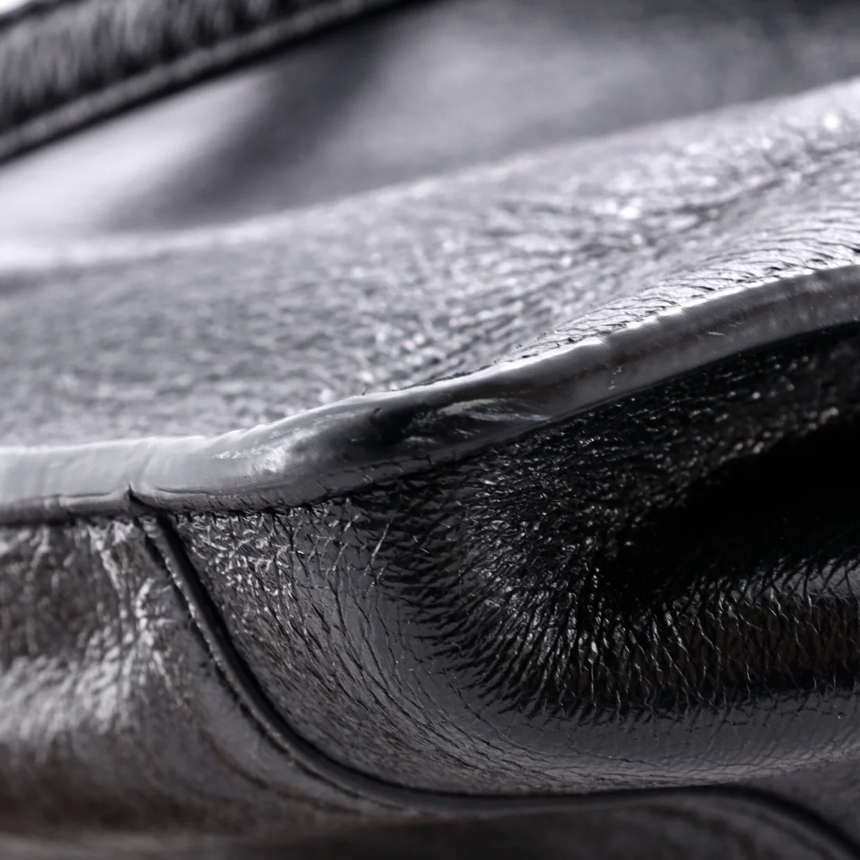 Flip Tote Leather with Suede Small - Deep Luxury