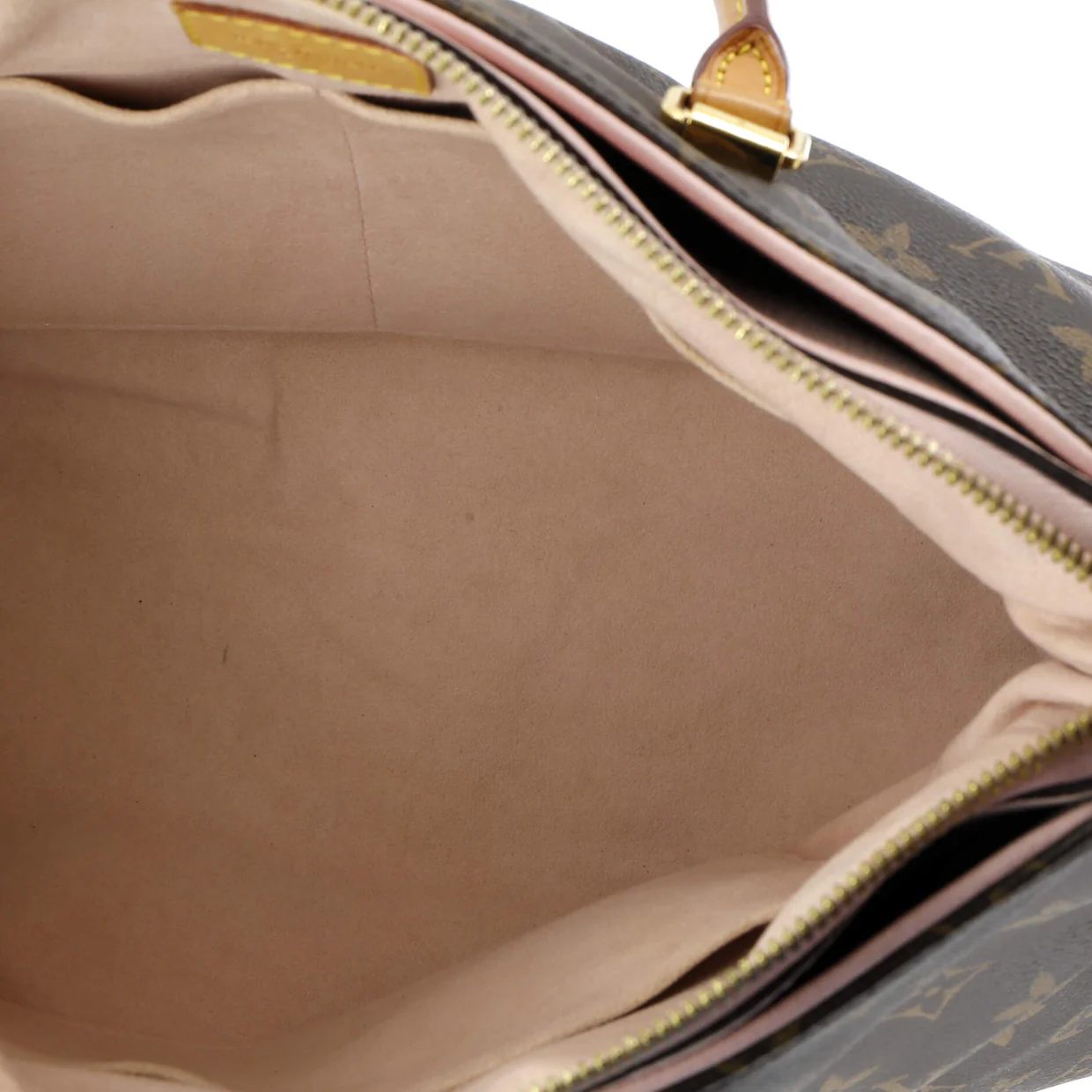 Pallas Tote Monogram Canvas with Leather - Deep Luxury