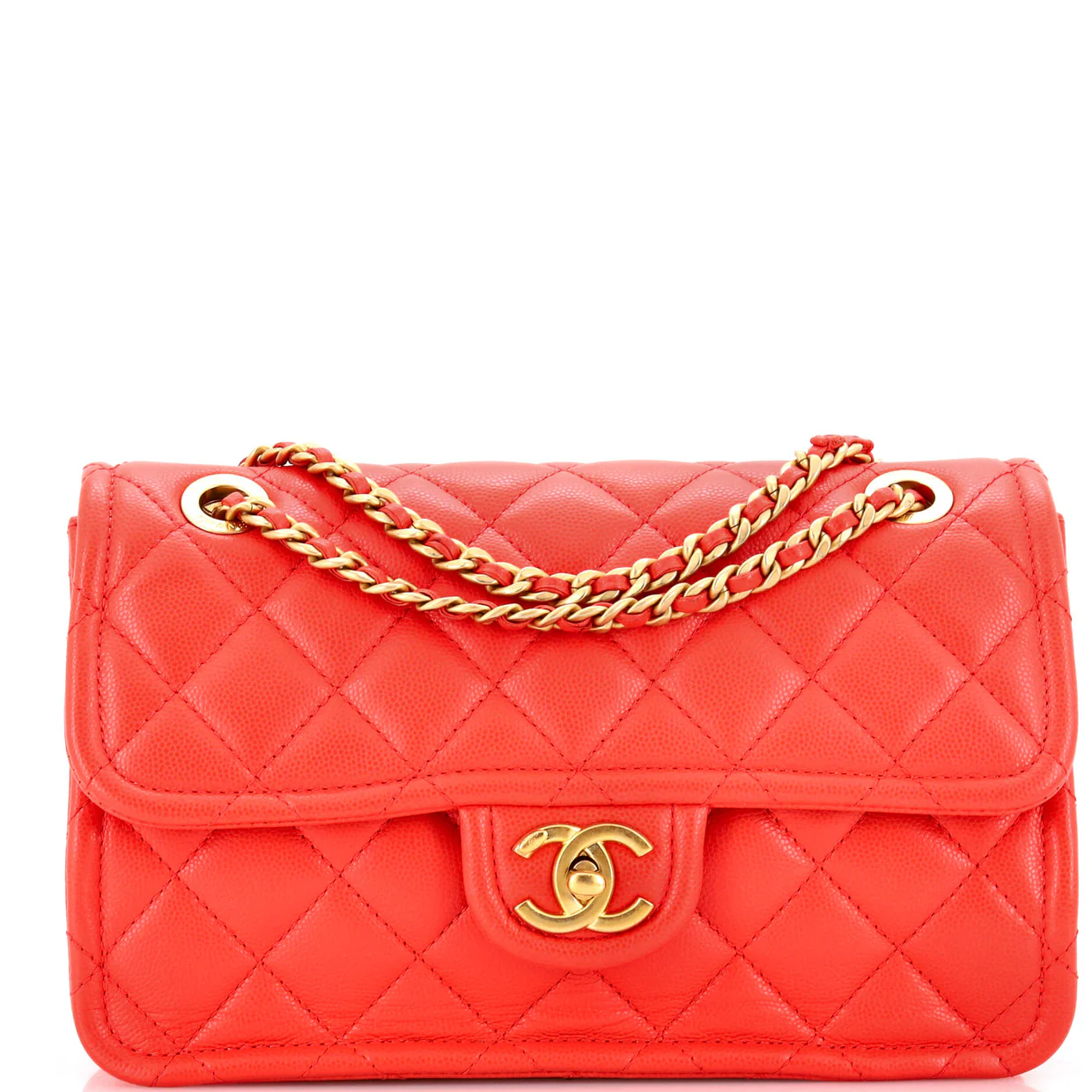 Sweet Classic Flap Bag Quilted Caviar Medium - Deep Luxury