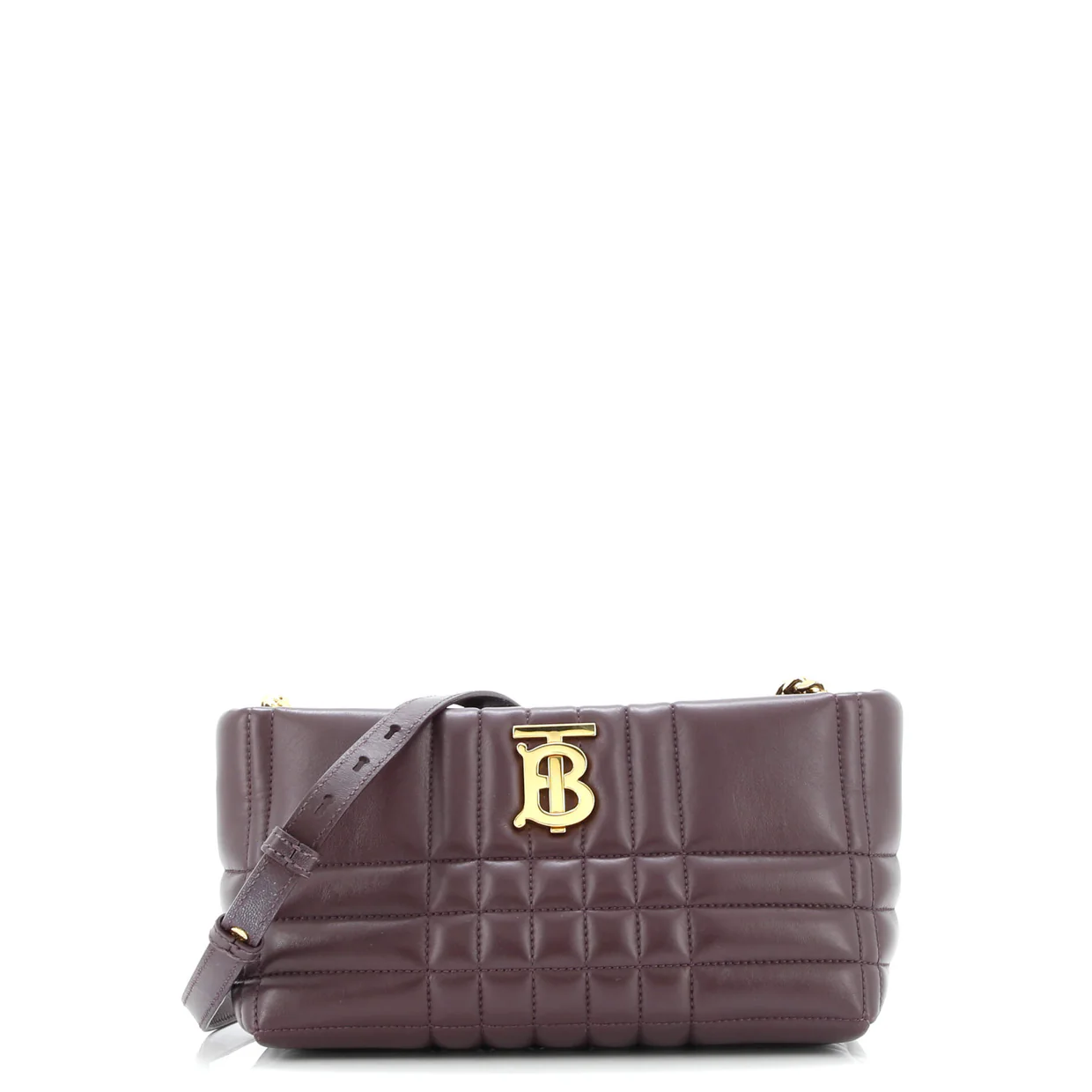 Lola Zip Shoulder Bag Quilted Leather Small - Deep Luxury