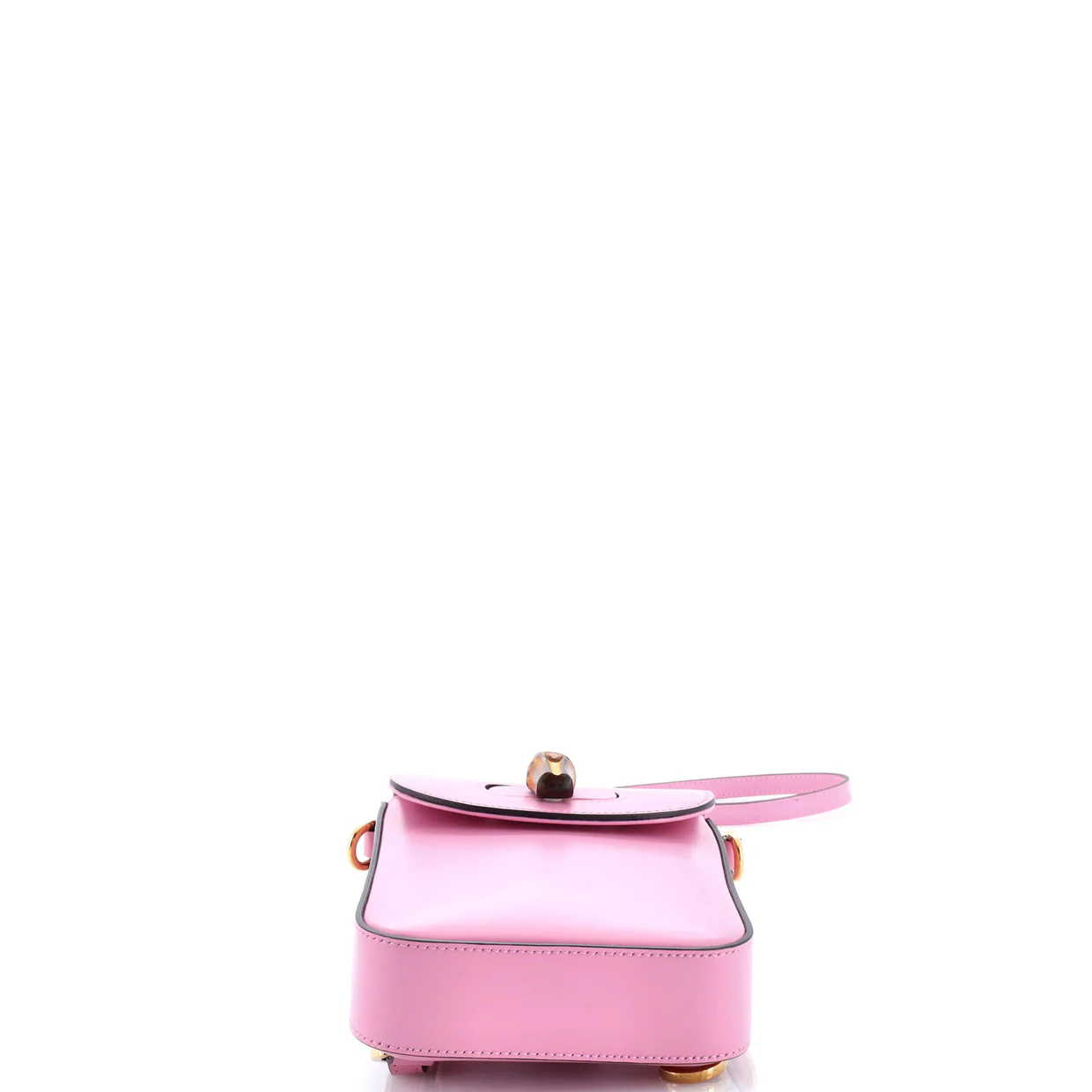 Bamboo Top Handle Backpack Leather Mini - Deep Luxury