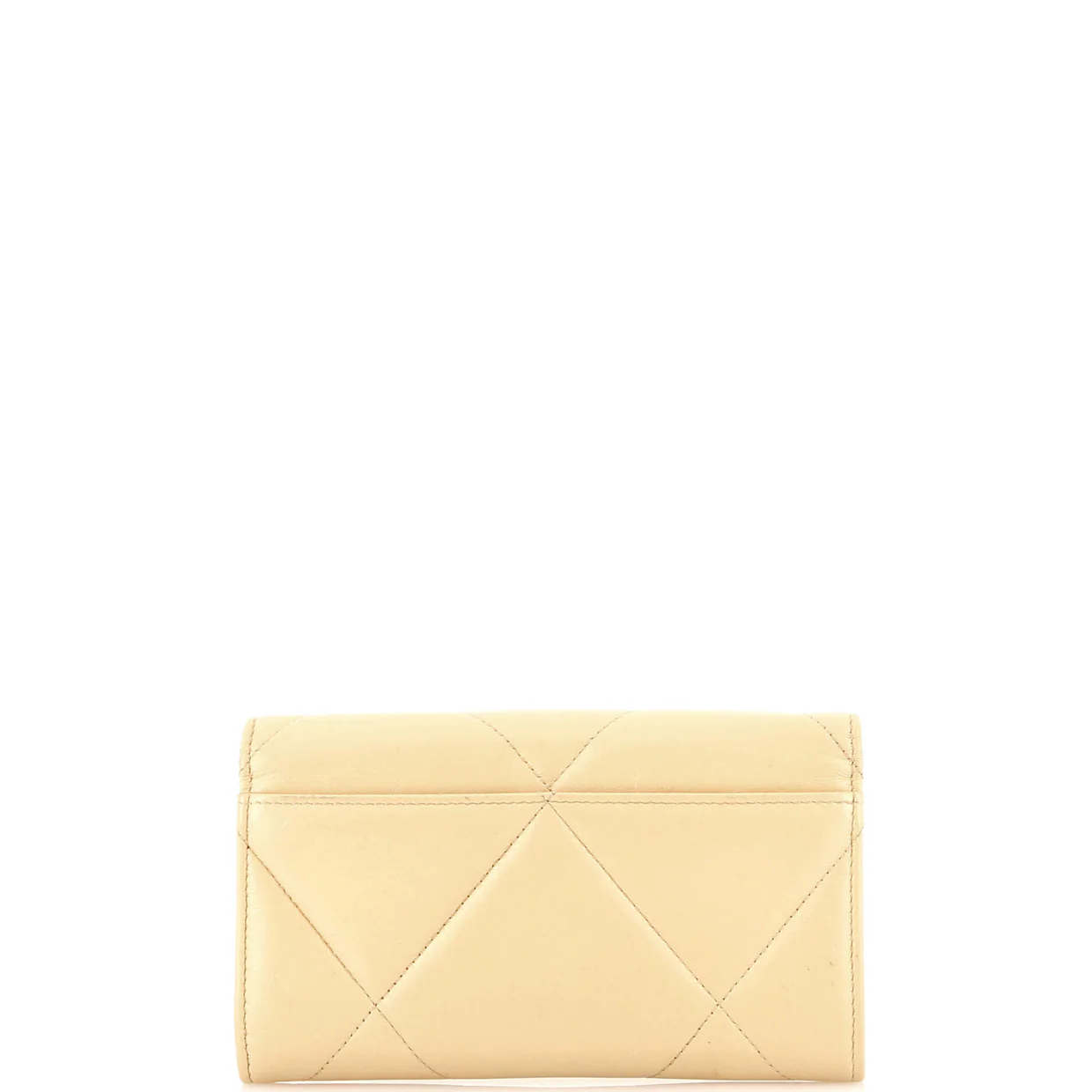 19 Flap Wallet Quilted Lambskin Long - Deep Luxury