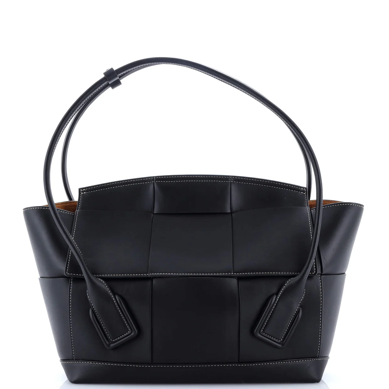 Arco Bag Maxi Intrecciato Leather Medium - Deep Luxury