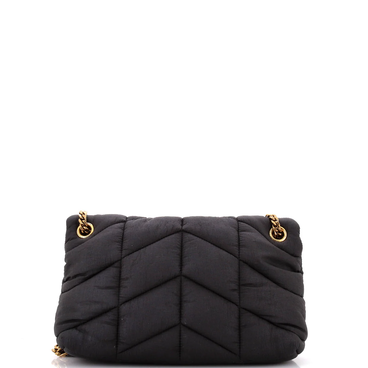 Loulou Puffer Shoulder Bag Quilted Nylon Small - Deep Luxury