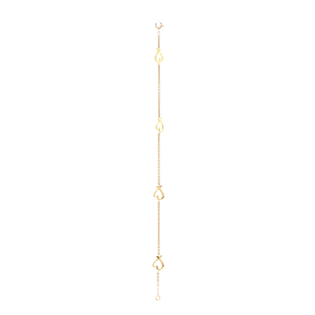 Paloma Picasso 4 Motif Loving Heart Bracelet 18K Yellow Gold - Deep Luxury