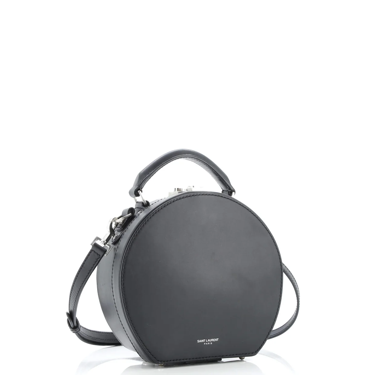 Mica Hatbox Bag Leather Small - Deep Luxury