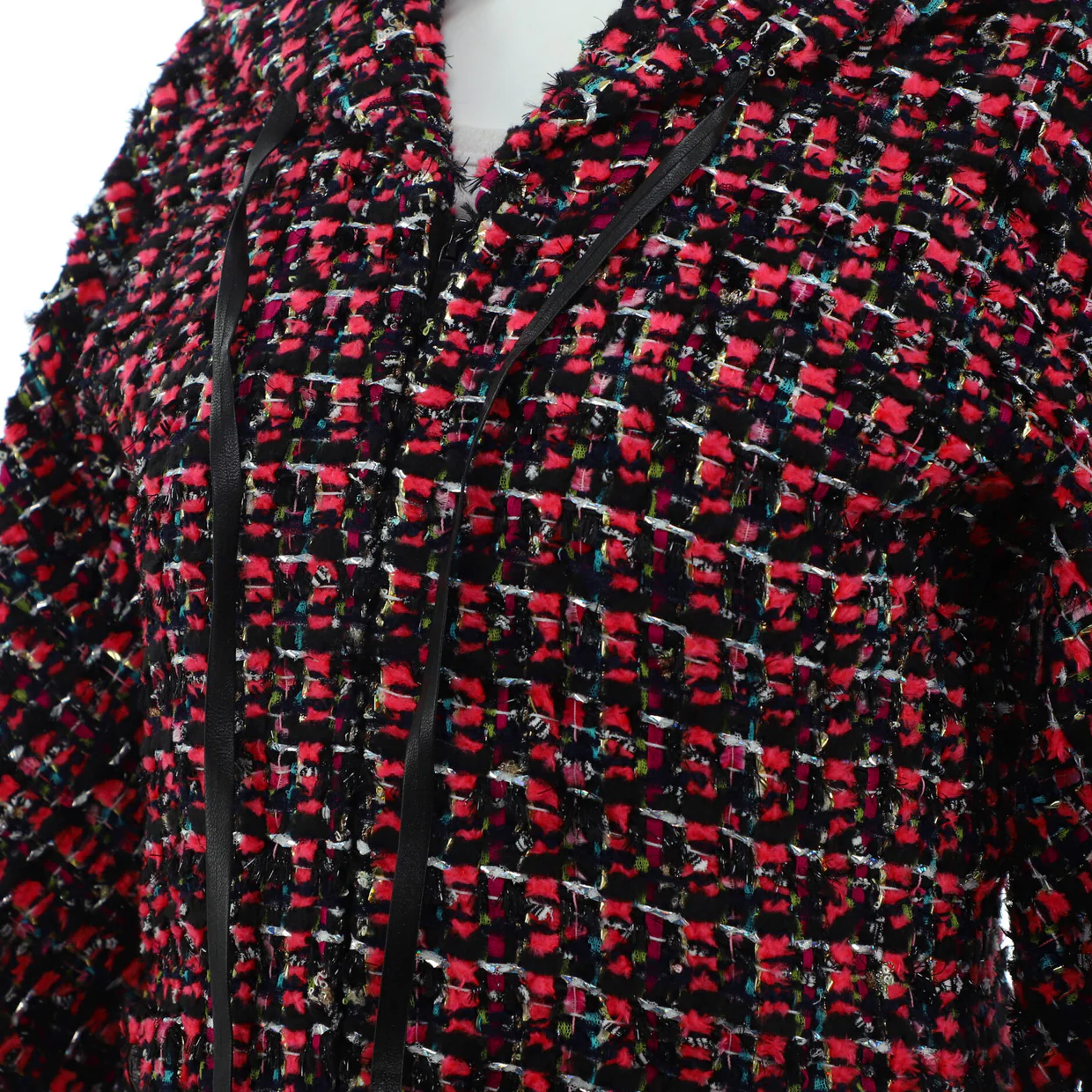 Women’s Collared Zip Jacket Tweed - Deep Luxury