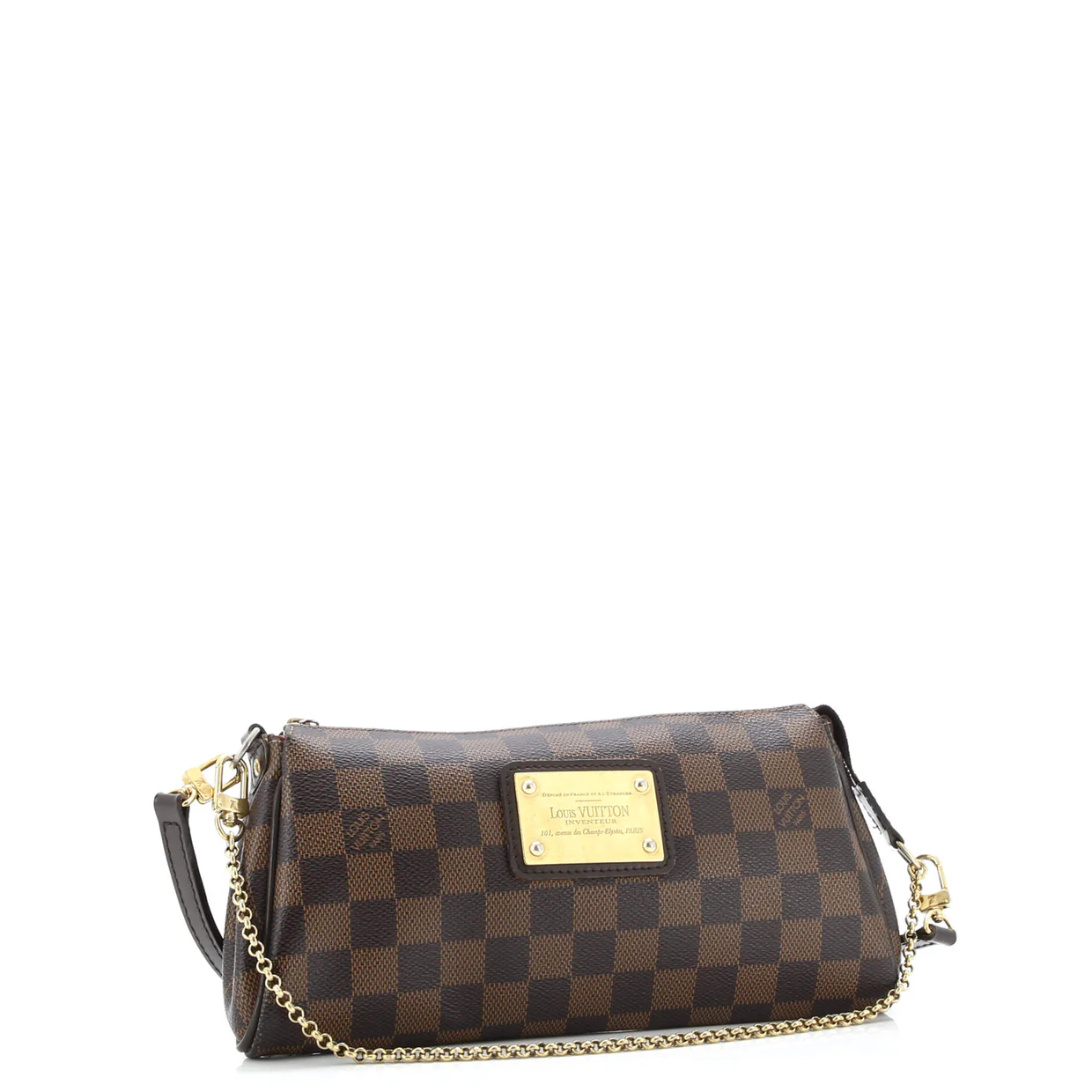 Eva Handbag Damier - Deep Luxury