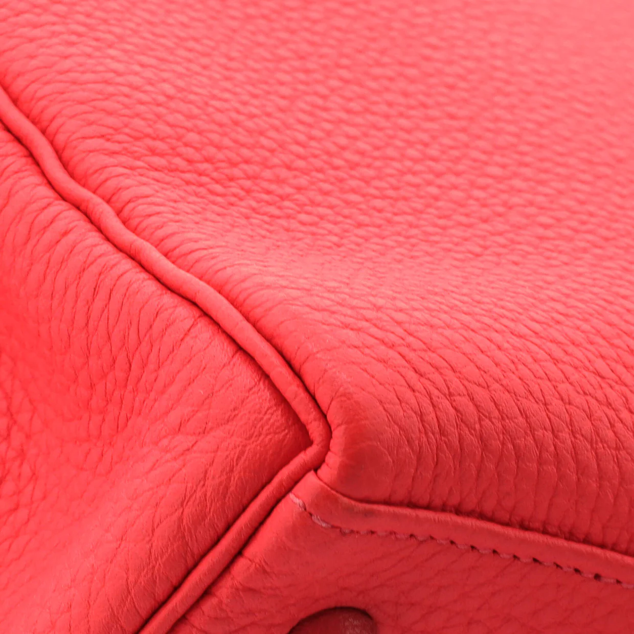 Kelly Handbag Rouge Pivoine Clemence with Palladium Hardware 28 - Deep Luxury