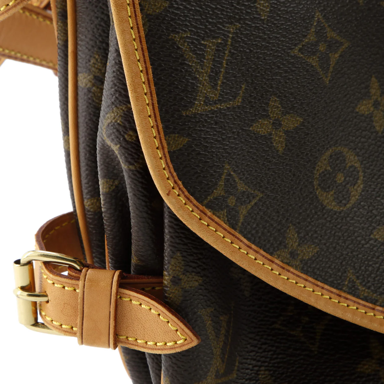 Saumur Handbag Monogram Canvas 30 - Deep Luxury