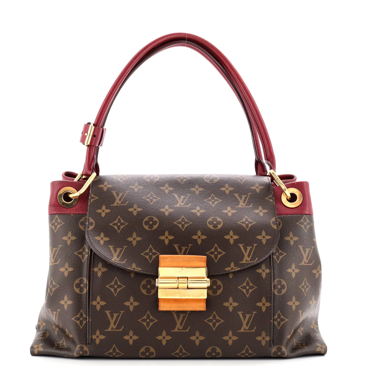 Olympe Handbag Monogram Canvas - Deep Luxury
