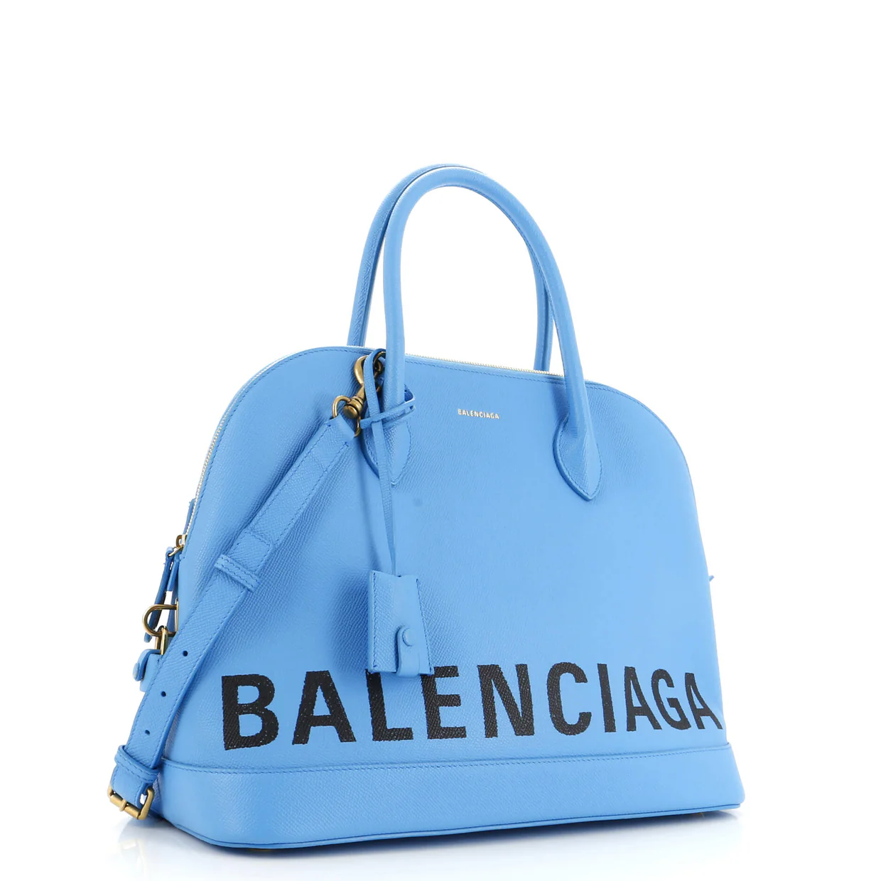 Logo Ville Bag Leather Medium - Deep Luxury