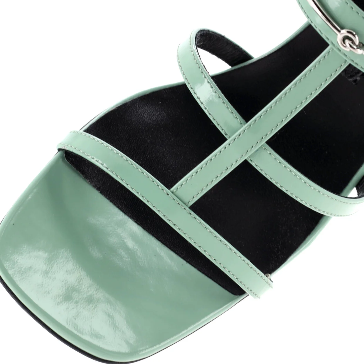 Women's Horsebit Cage Heeled Sandals Leather - Deep Luxury