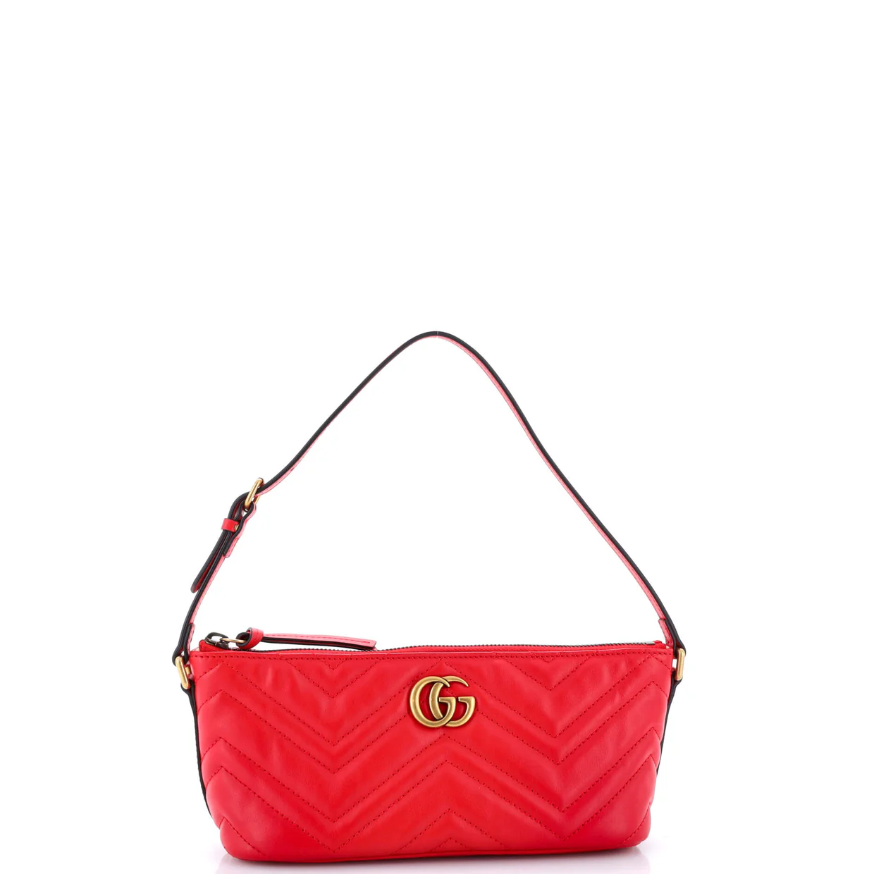 GG Marmont Pochette Shoulder Bag Matelasse Leather Small - Deep Luxury