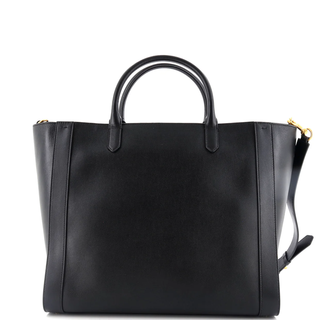 VLogo Convertible Shopper Tote Leather Large - Deep Luxury