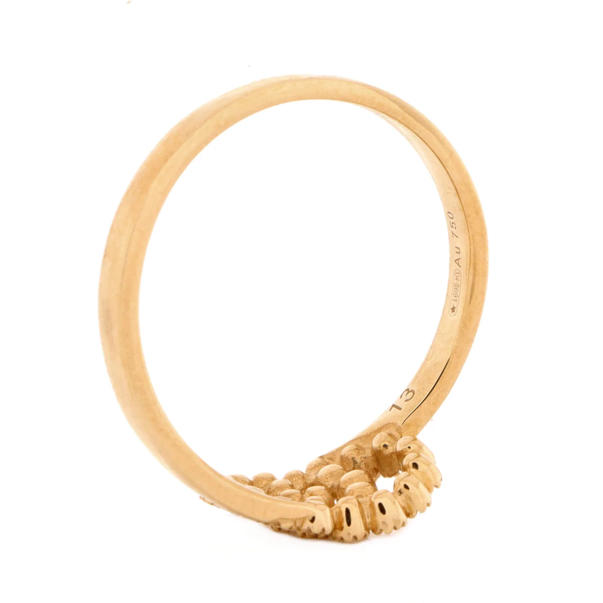 GG Running Ring 18K Yellow Gold with Diamonds - Deep Luxury