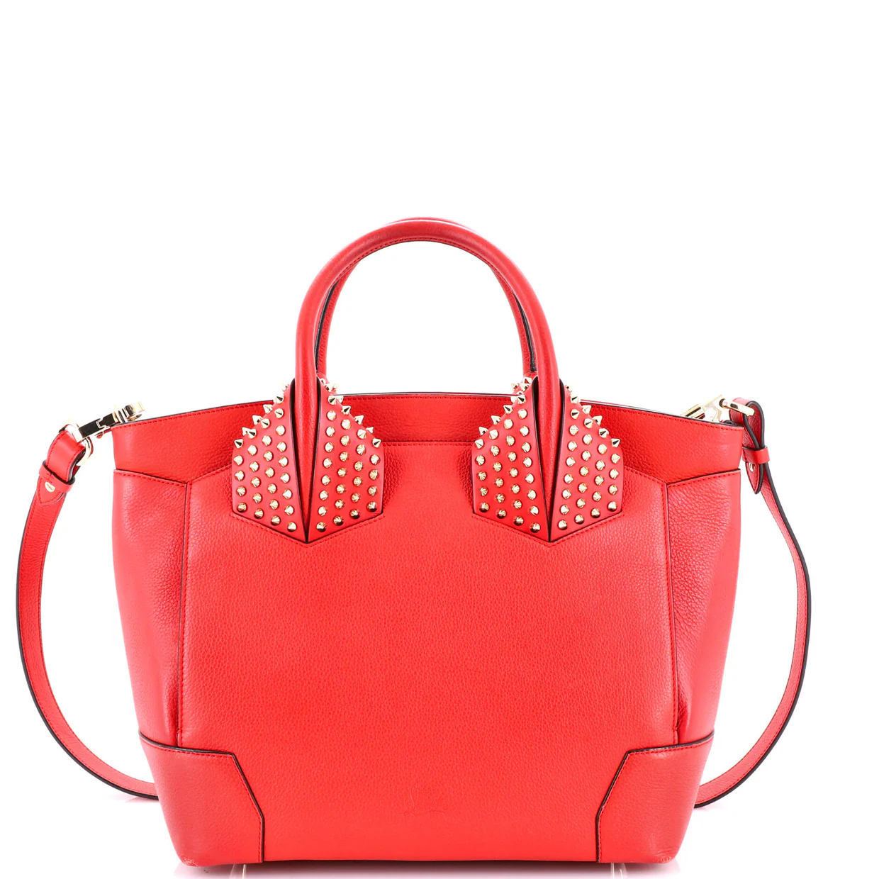 Eloise Satchel Spiked Leather Large - Deep Luxury