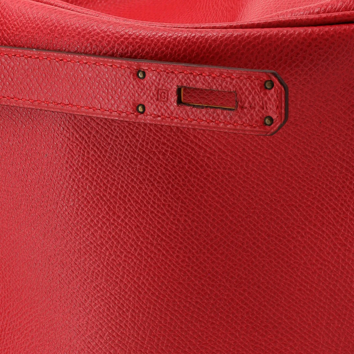 Birkin Handbag Rouge Vif Veau Grain Lisse with Gold Hardware 40 - Deep Luxury
