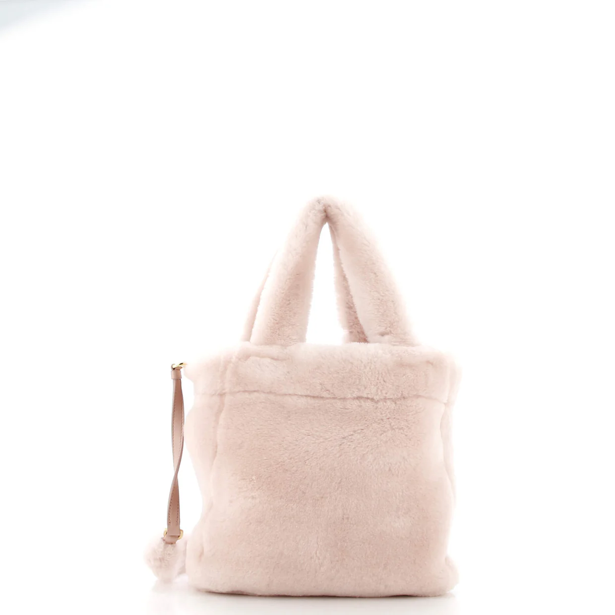 Logo Tote Shearling Mini - Deep Luxury