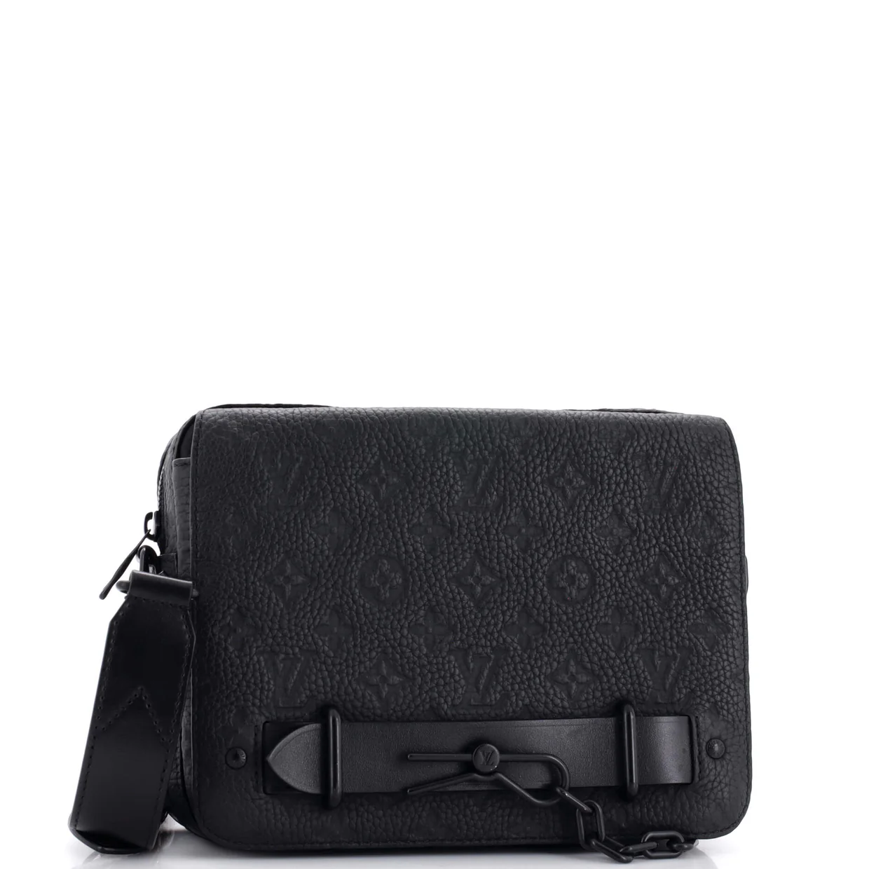 Steamer Messenger Bag Monogram Taurillon Leather - Deep Luxury