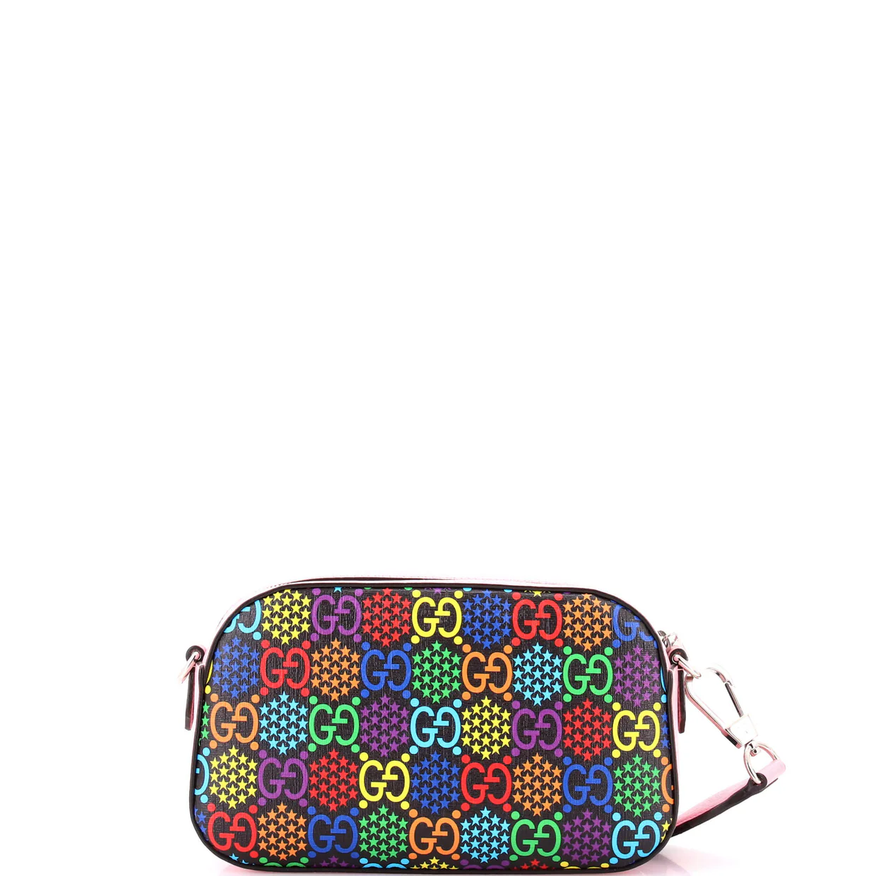 Camera Crossbody Bag Psychedelic Print GG Coated Canvas Small - Deep Luxury