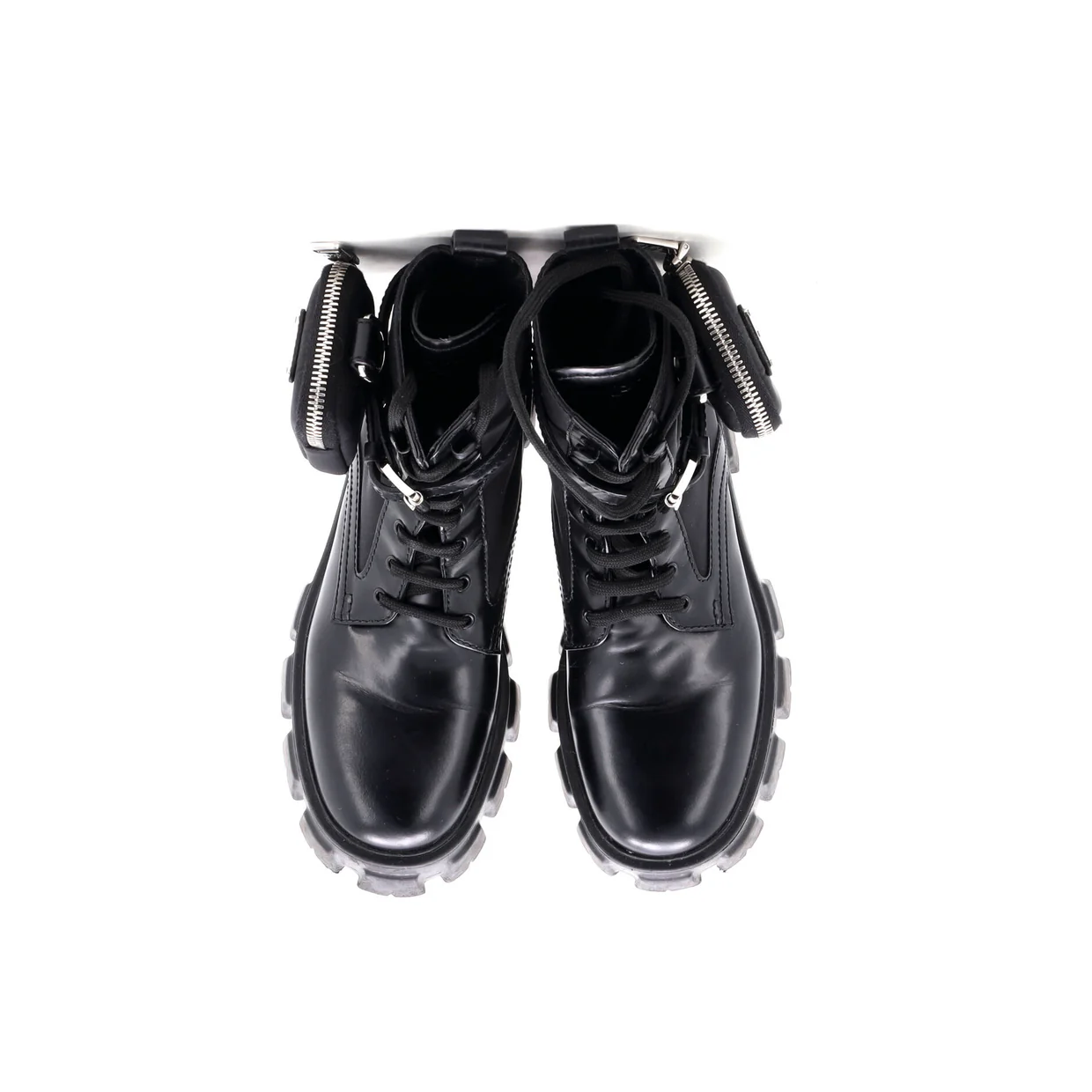 Monolith Combat Boots Leather and Nylon - Deep Luxury