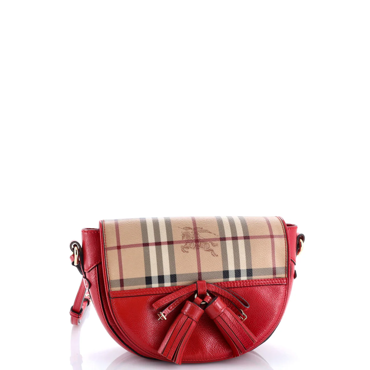 Maydown Crossbody Bag Haymarket Coated Canvas and Leather Small - Deep Luxury