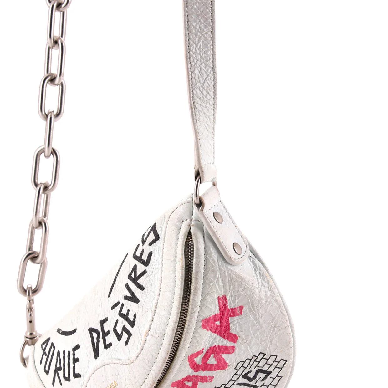 Graffiti Souvenir Belt Bag Leather XXS - Deep Luxury