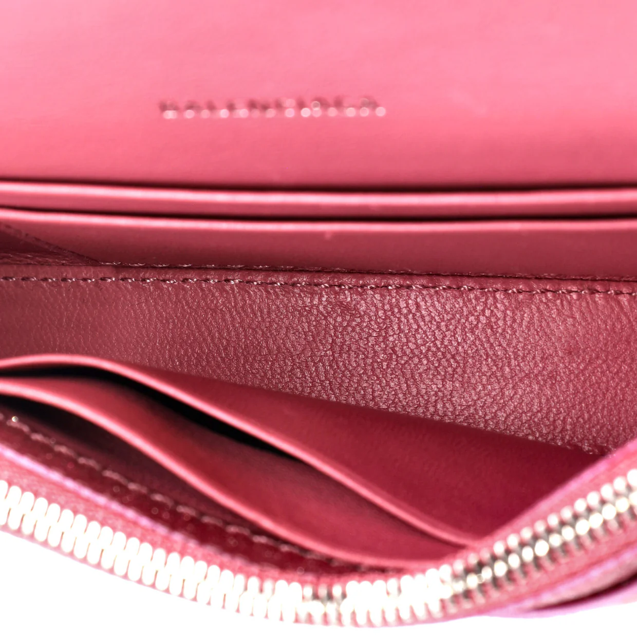 Hourglass Chain Wallet Glitter Leather - Deep Luxury