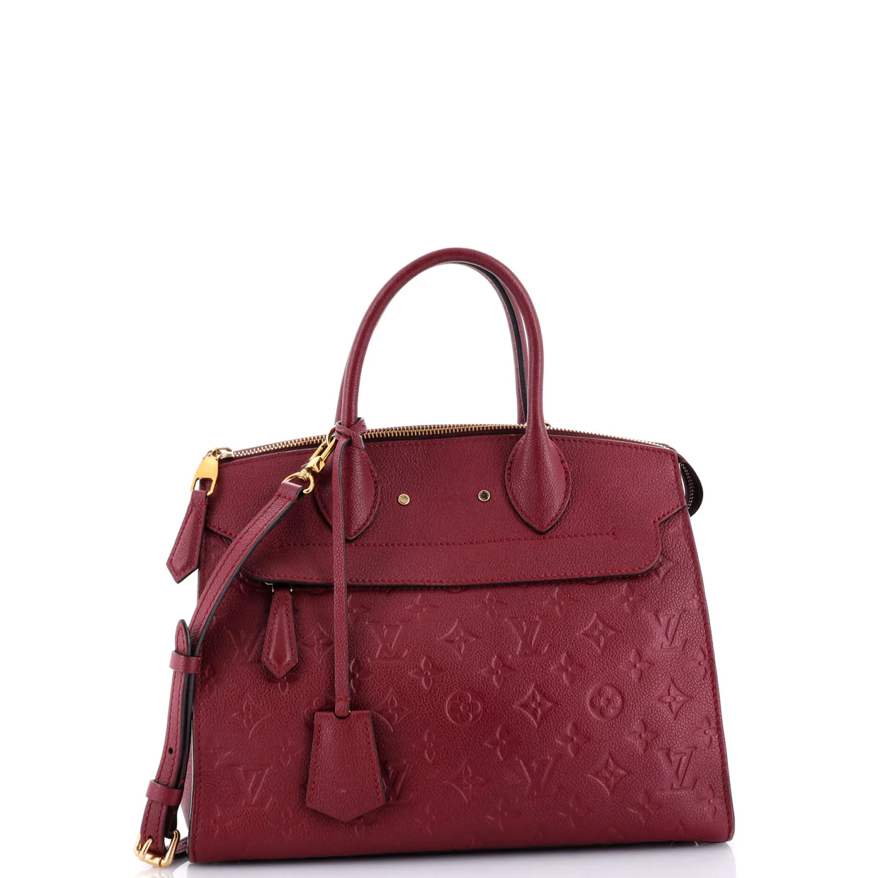 Pont Neuf Handbag Monogram Empreinte Leather GM - Deep Luxury