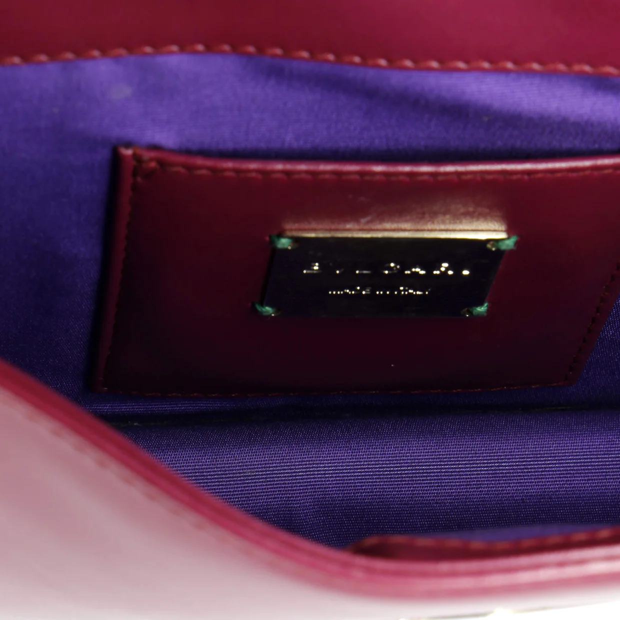 Serpenti Forever Square Shoulder Bag Leather and Stingray Small - Deep Luxury