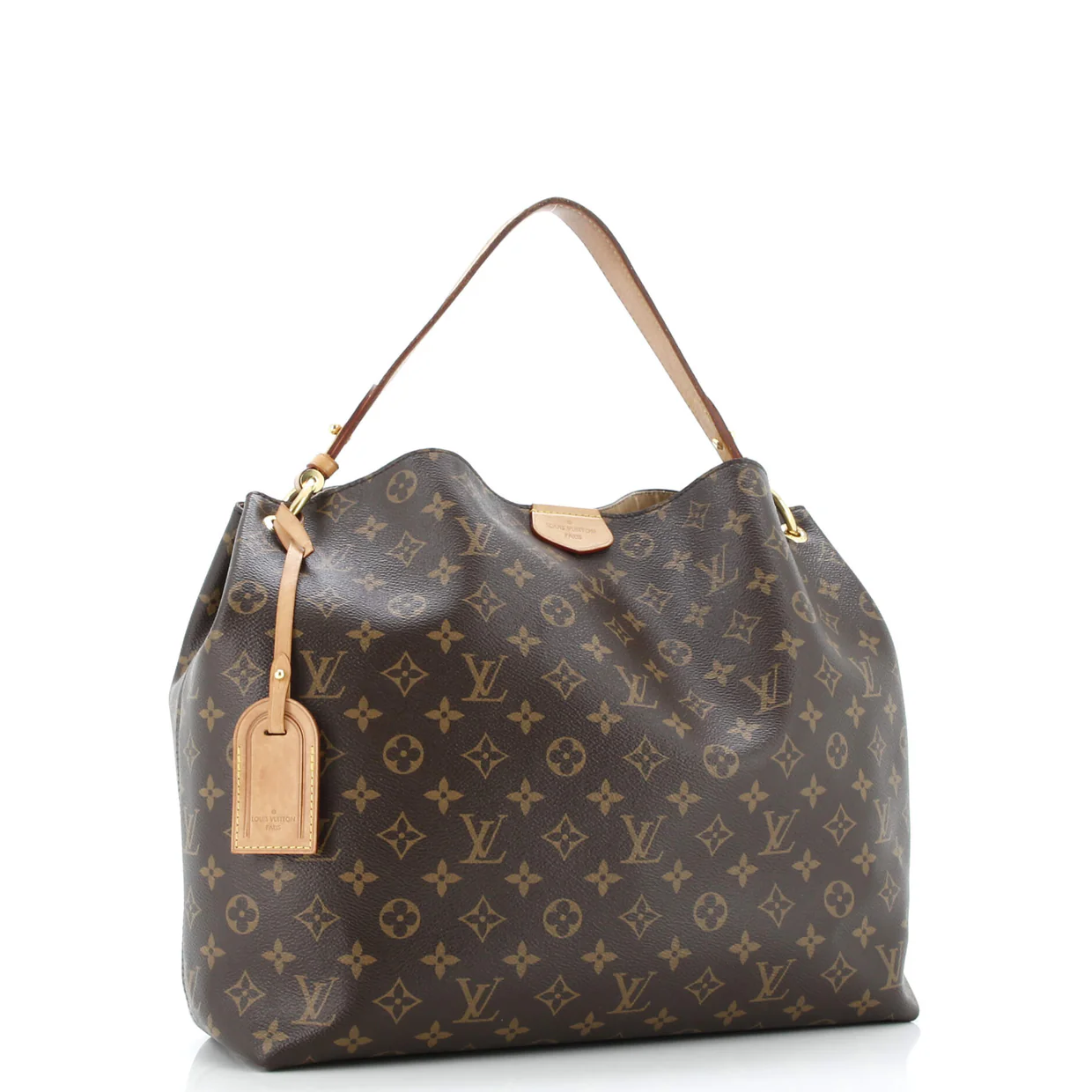 Graceful Handbag Monogram Canvas MM - Deep Luxury