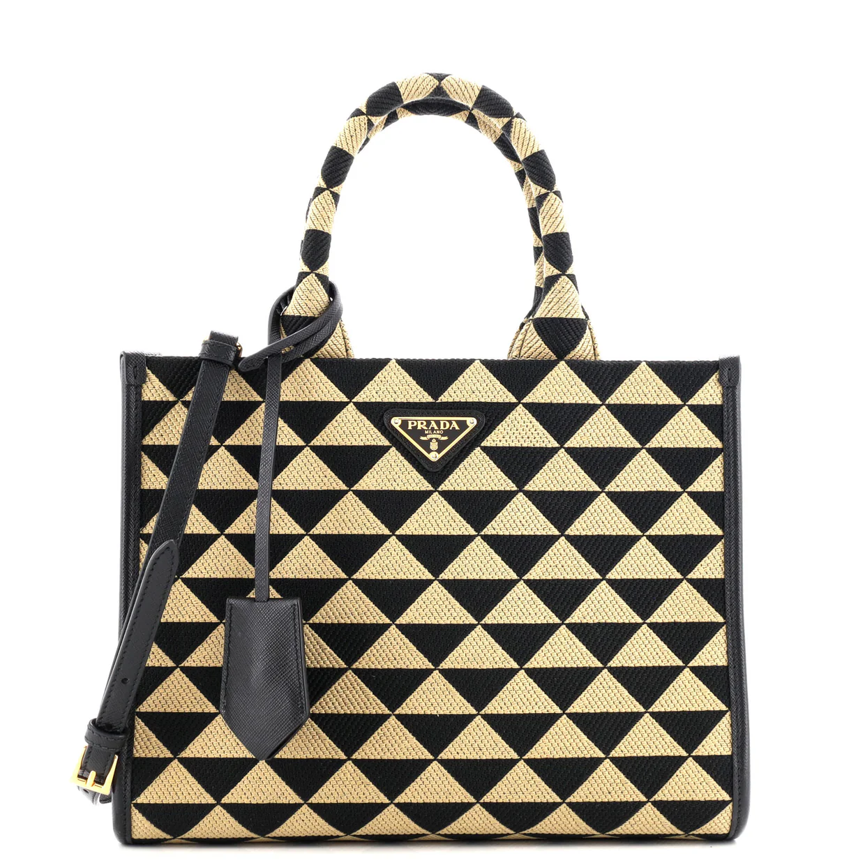 Symbole Shopper Tote Jacquard Small - Deep Luxury