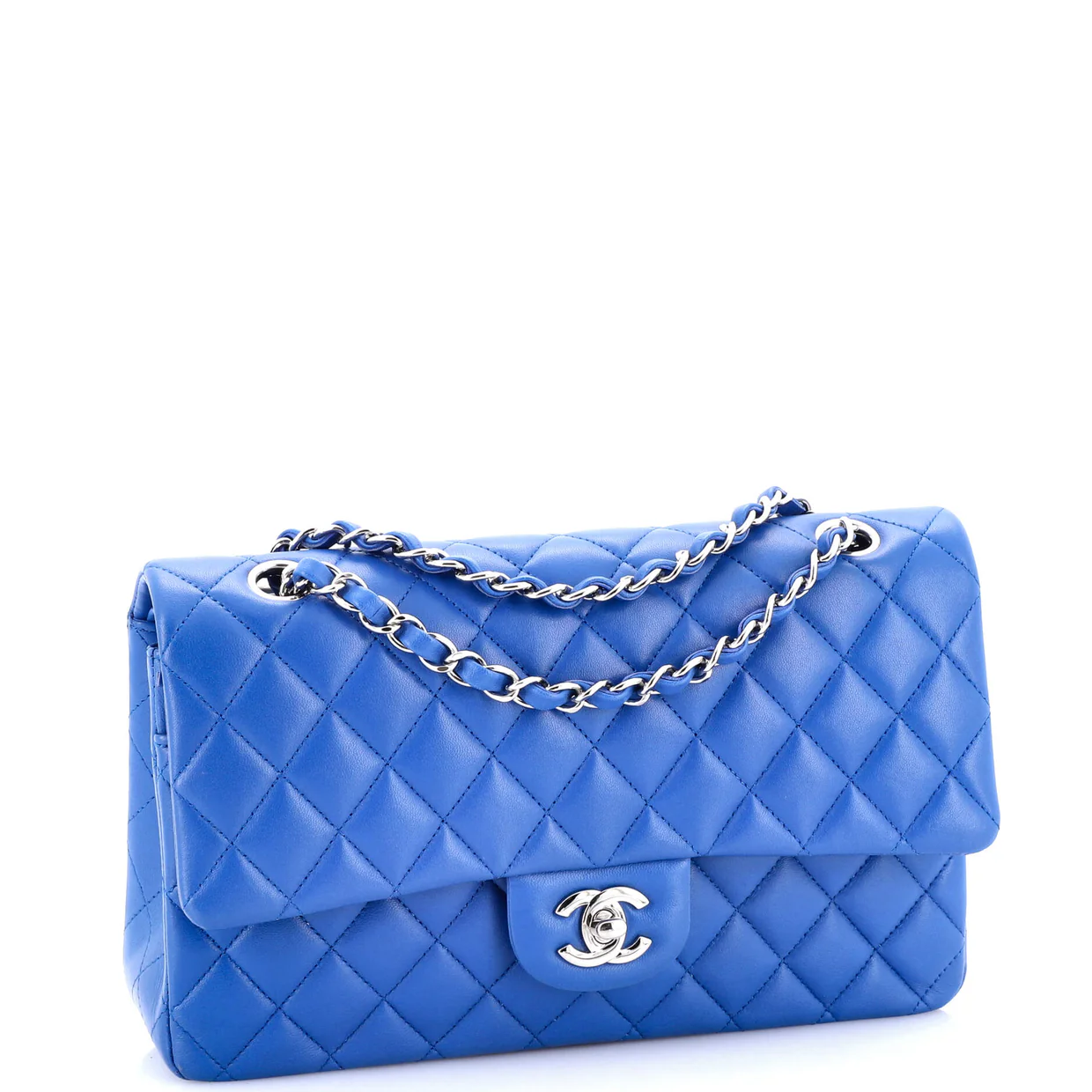 Classic Double Flap Bag Quilted Lambskin Medium - Deep Luxury