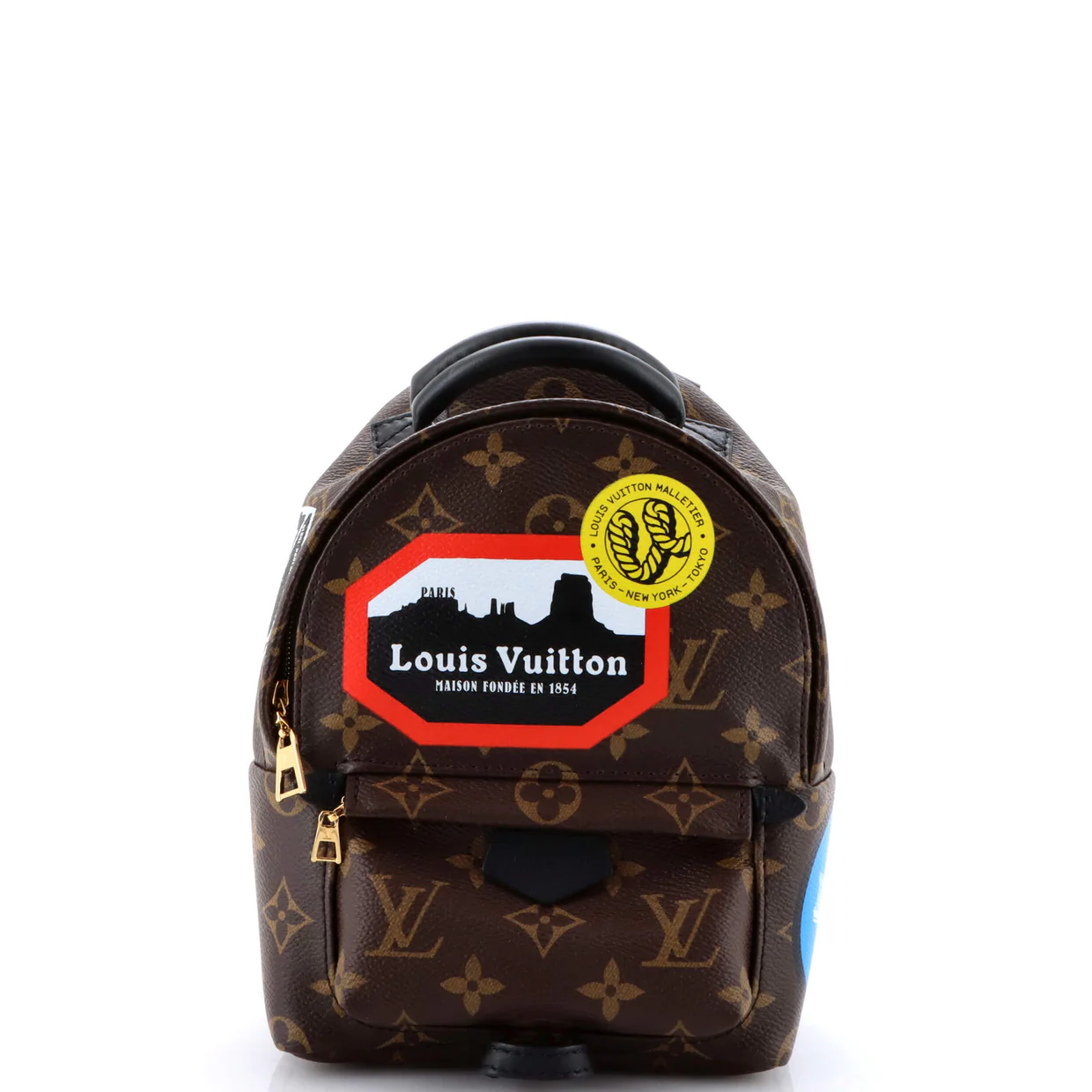 Palm Springs Backpack Limited Edition World Tour Monogram Canvas Mini - Deep Luxury