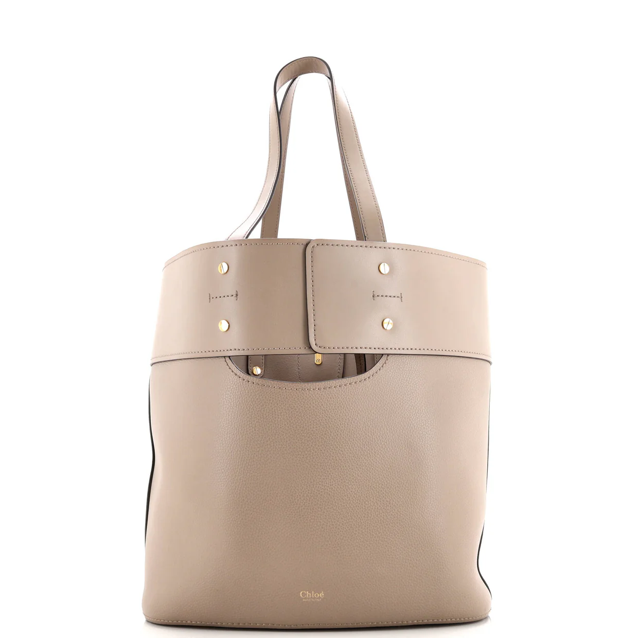 Aby Tote Leather Medium - Deep Luxury