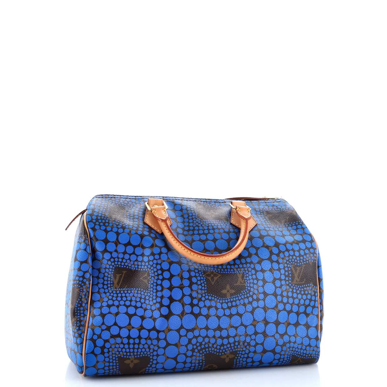 Speedy Handbag Limited Edition Kusama Town Monogram Canvas 30 - Deep Luxury