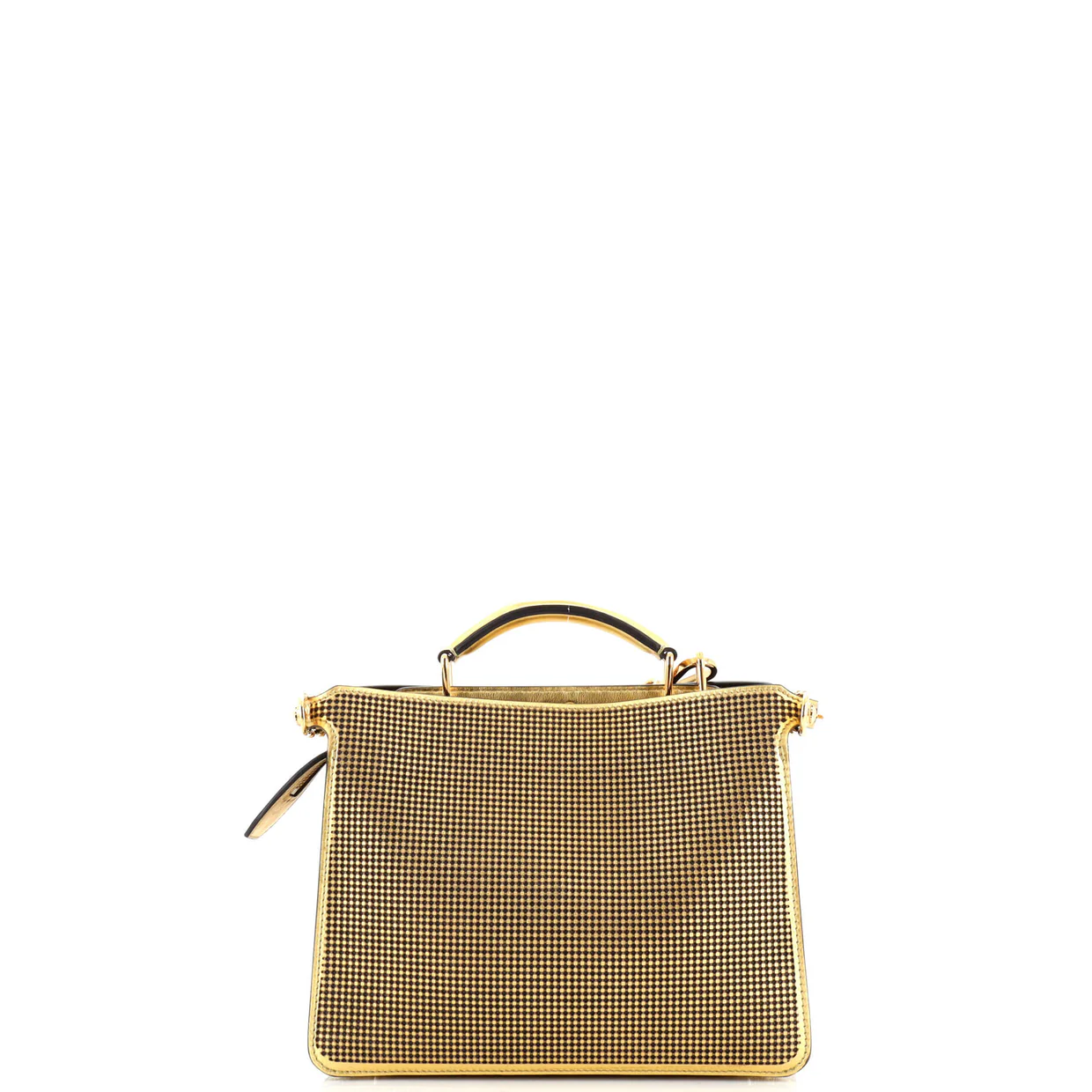 x Versace Fendace Peekaboo ISeeU Briefcase Laser Cut Leather Mini - Deep Luxury