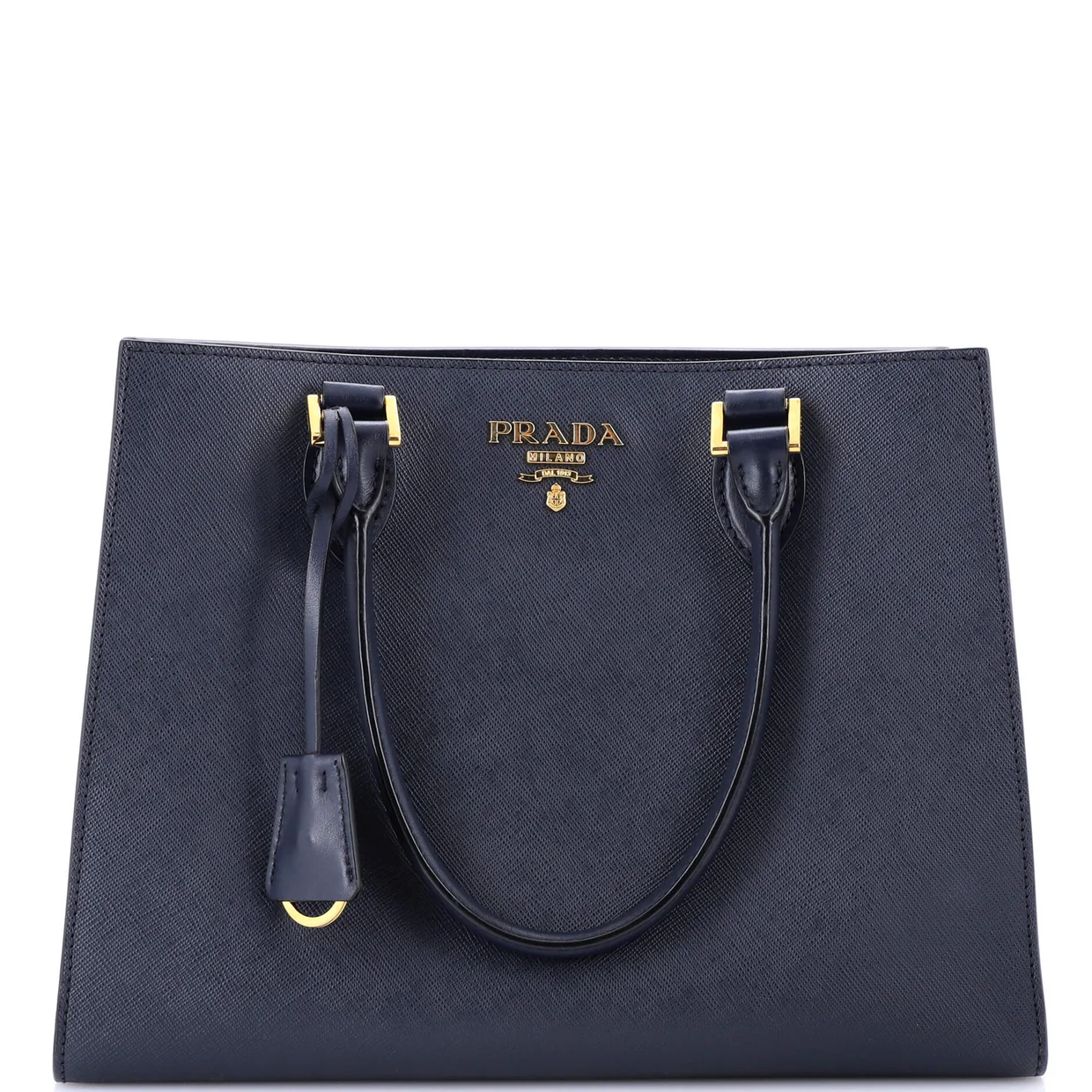 Convertible Open Tote Saffiano Leather Medium - Deep Luxury