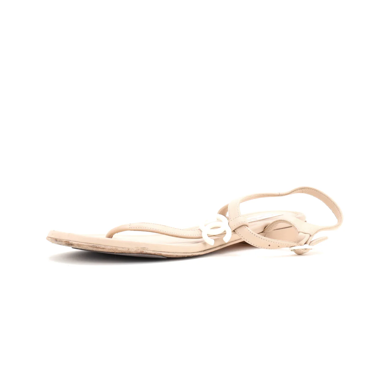 Women's CC Thong Sandals Leather - Deep Luxury