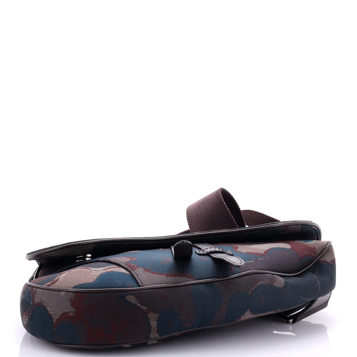 Peter Doig Saddle Crossbody Bag Printed Canvas - Deep Luxury