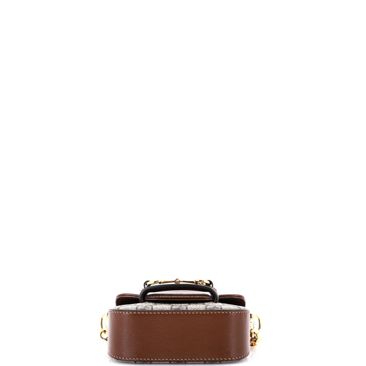 Horsebit 1955 Flap Wallet with Strap GG Coated Canvas - Deep Luxury