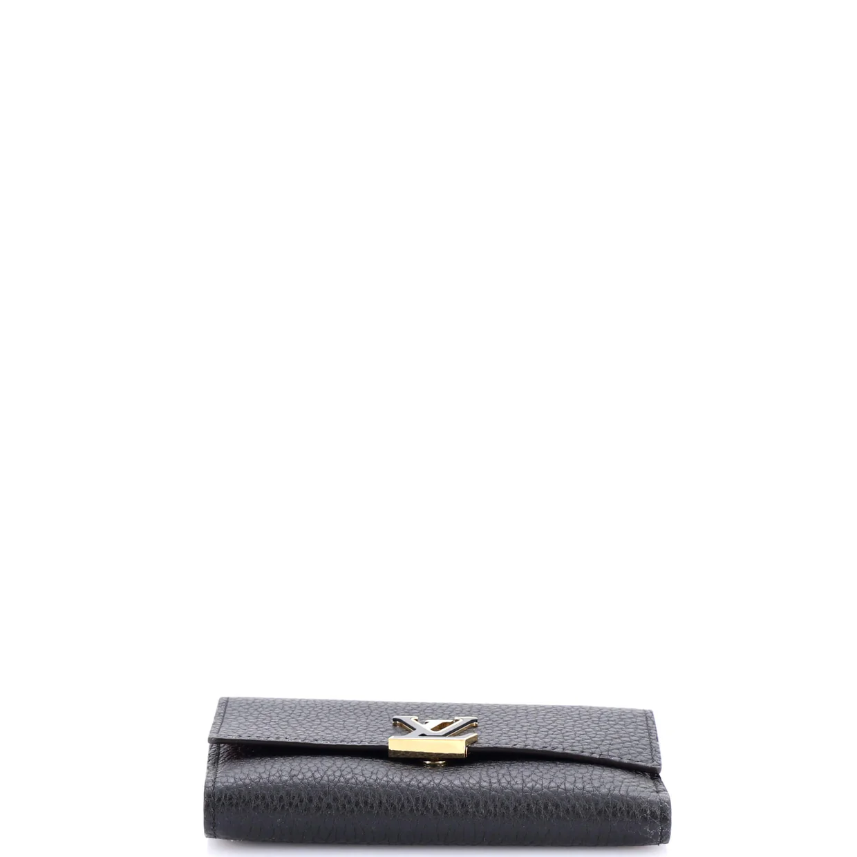 Capucines Wallet Leather Compact - Deep Luxury