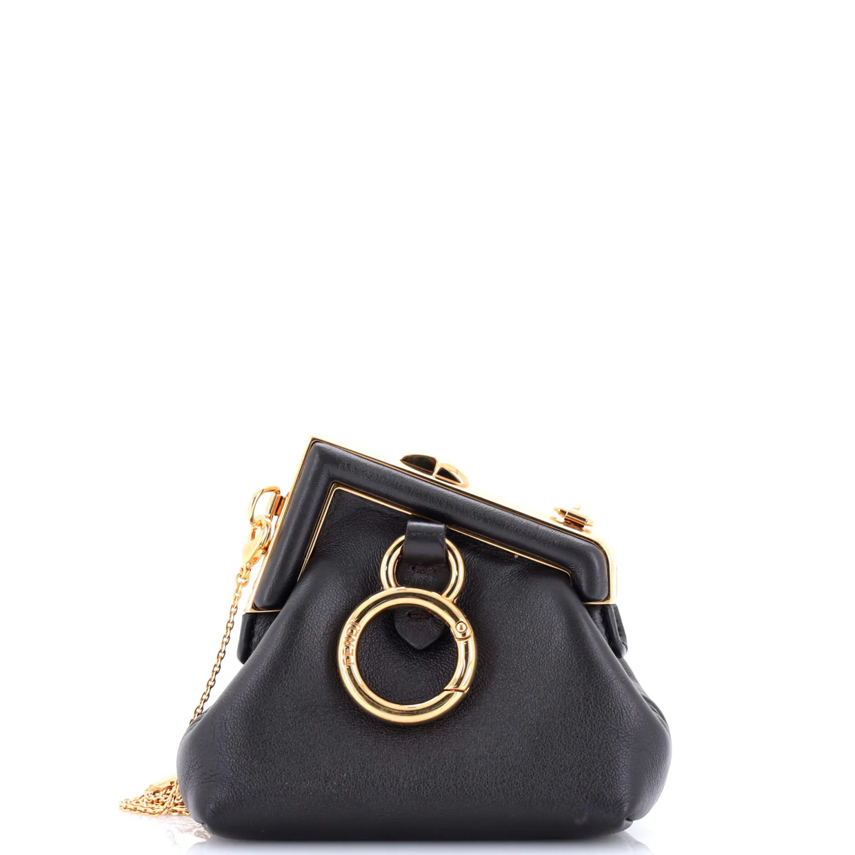 First Charm Crossbody Bag Leather Nano - Deep Luxury