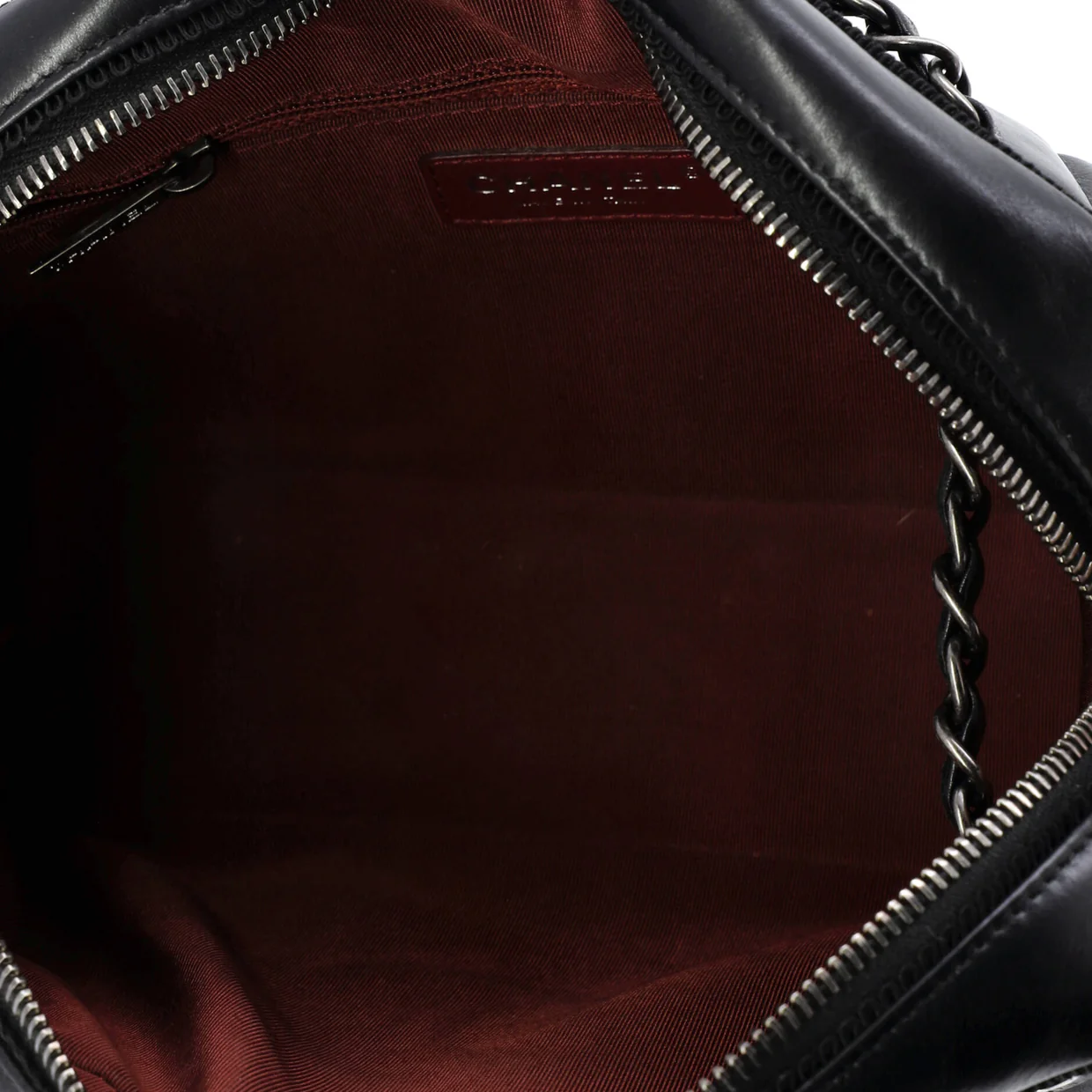 Ballerine Camera Case Bag Quilted Calfskin Medium - Deep Luxury